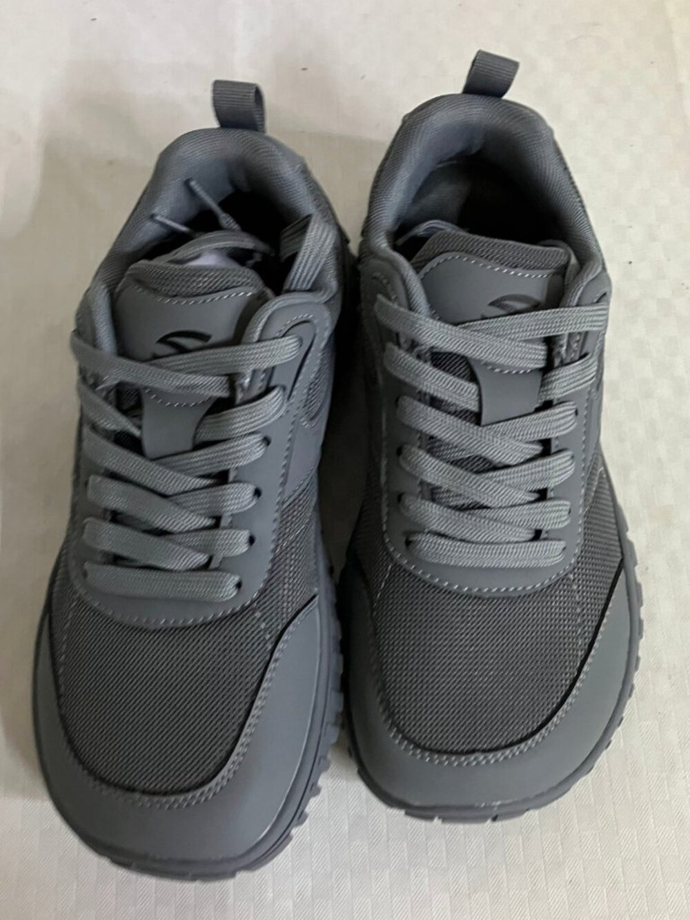 HOBIBEAR Wide Toe Running Sneakers Shoes Women's Size 39 Gray Lightweight
